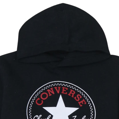 Teens UK Size XL Converse Black Pullover Hoodie