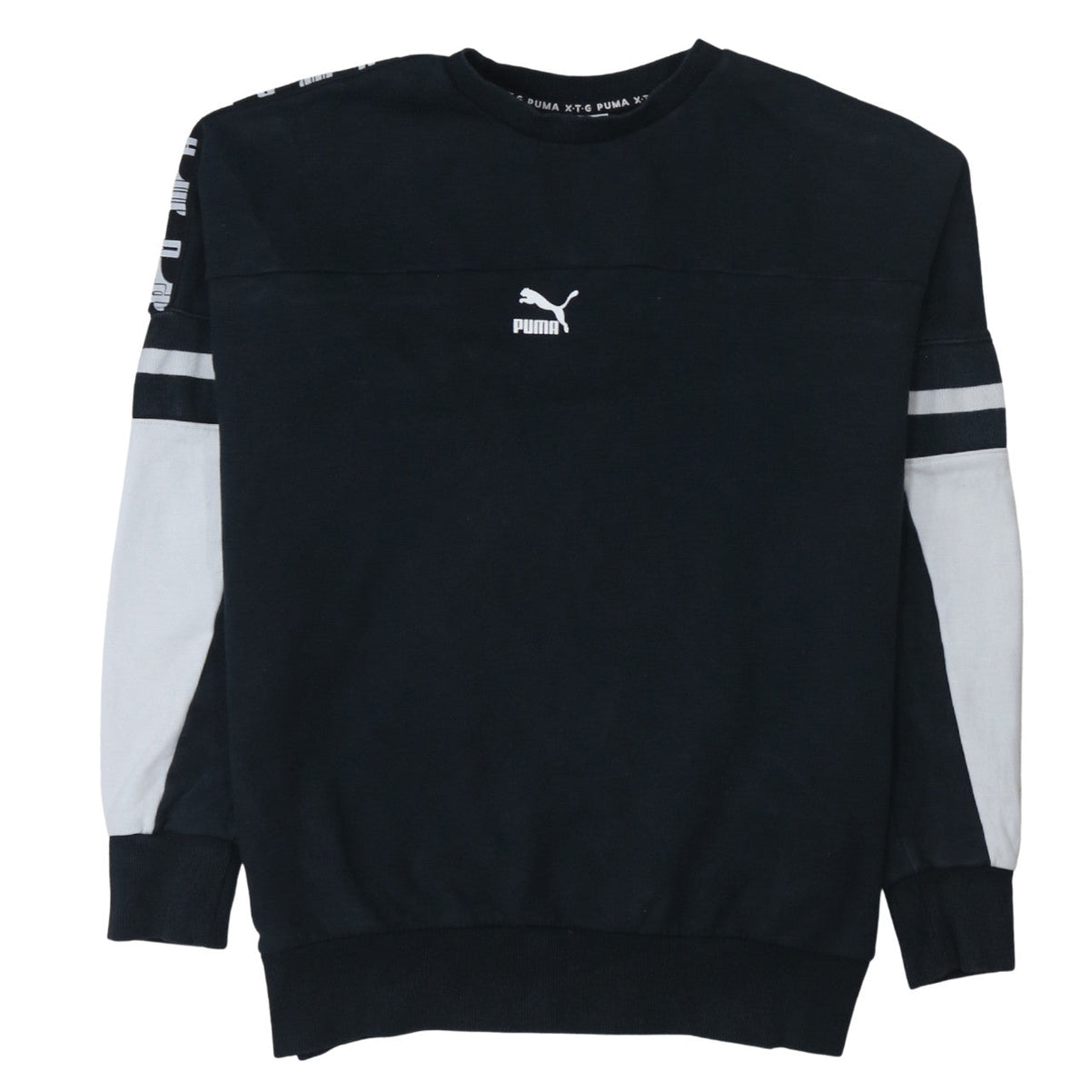Mens UK Size L PUMA Black Pullover Sweatshirt
