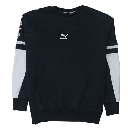 Mens UK Size L PUMA Black Pullover Sweatshirt