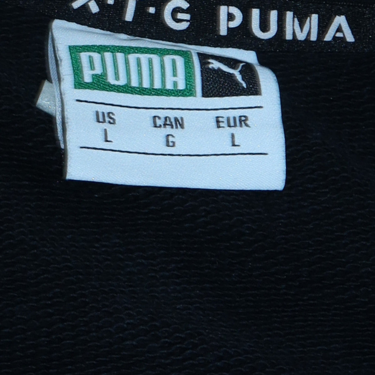 Mens UK Size L PUMA Black Pullover Sweatshirt