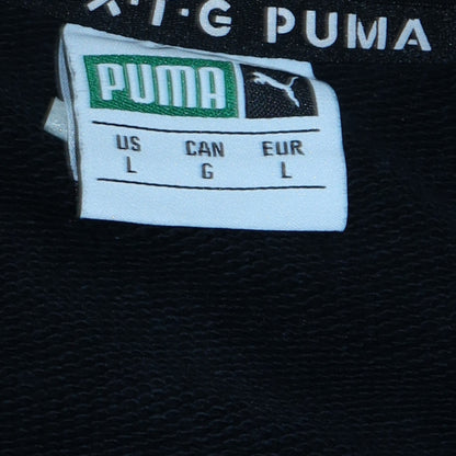 Mens UK Size L PUMA Black Pullover Sweatshirt