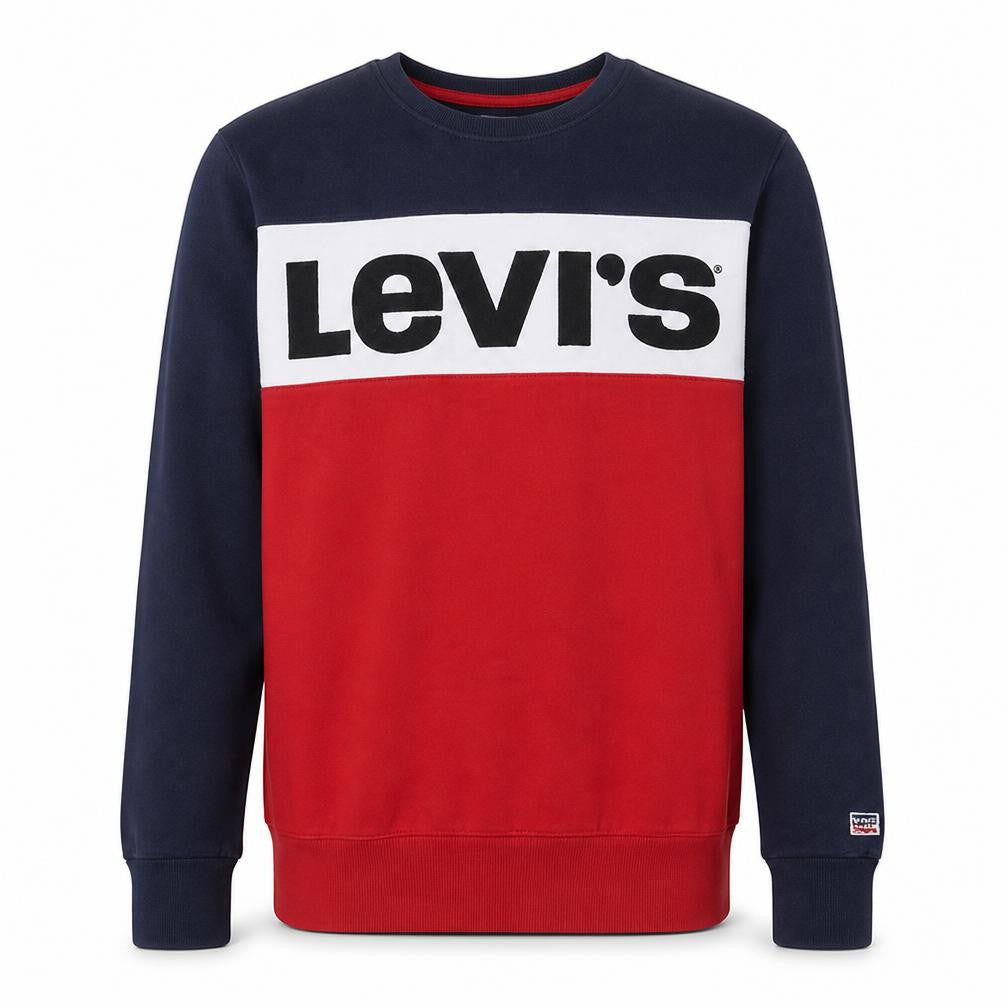 Mens UK Size M Levi's Multicoloured Pullover Sweatshirt
