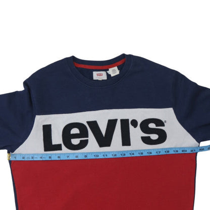 Mens UK Size M Levi's Multicoloured Pullover Sweatshirt