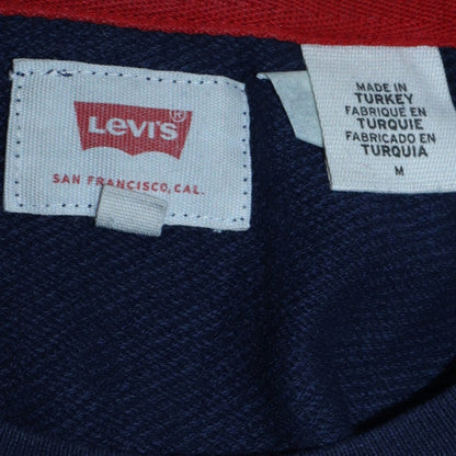 Mens UK Size M Levi's Multicoloured Pullover Sweatshirt