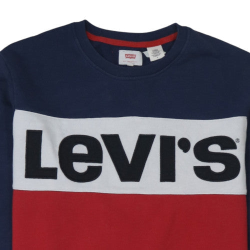 Mens UK Size M Levi's Multicoloured Pullover Sweatshirt