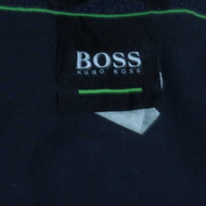 Hugo Boss Men Blue XL Regular Fit Cotton Crew Neck T-Shirt