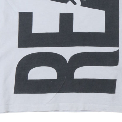 Levi's Men's White Graphic Print Crew Neck Cotton T-Shirt M