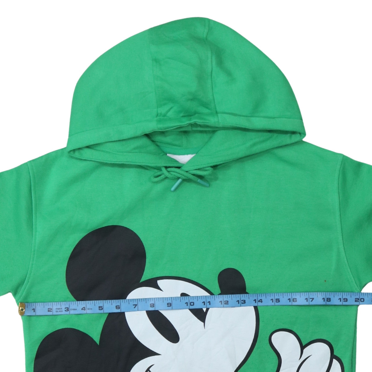Womens UK Size XS Disney Green Pullover Hoodie