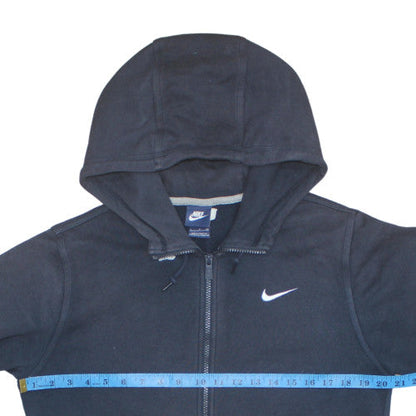 Mens UK Size S Nike Black Full Zip Hoodie