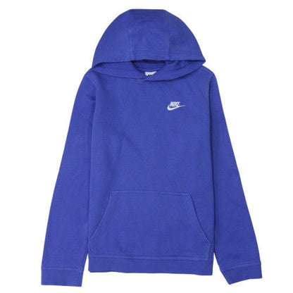 Teens UK Size S Nike Blue Pullover Hoodie