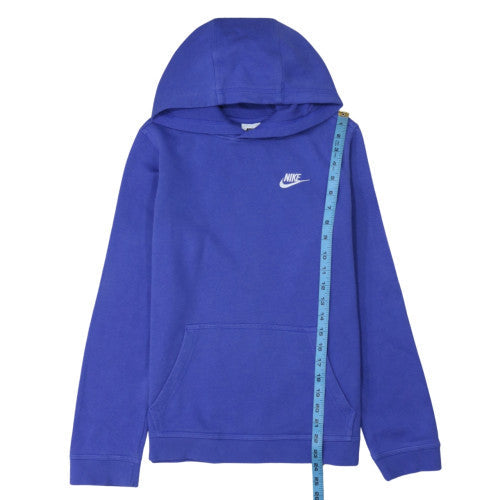 Teens UK Size S Nike Blue Pullover Hoodie