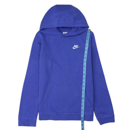 Teens UK Size S Nike Blue Pullover Hoodie