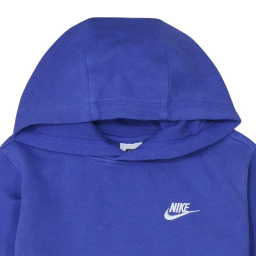Teens UK Size S Nike Blue Pullover Hoodie