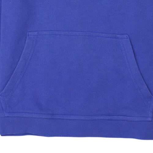 Teens UK Size S Nike Blue Pullover Hoodie
