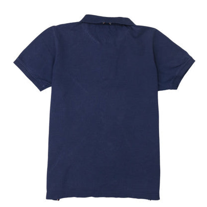 Tommy Hilfiger Men's Navy Blue Slim Fit Organic Cotton Polo L