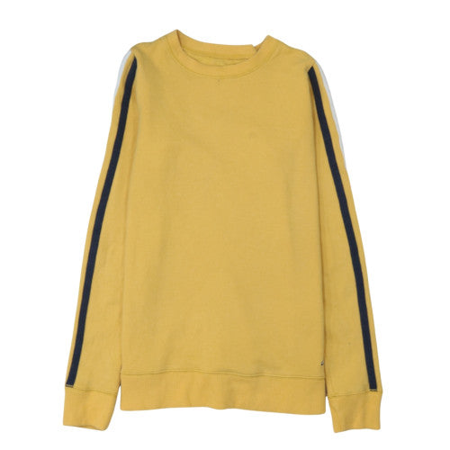 Mens UK Size XS Hollister Yellow Pullover Sweatshirt