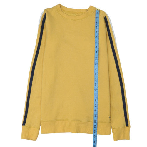 Mens UK Size XS Hollister Yellow Pullover Sweatshirt