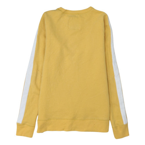 Mens UK Size XS Hollister Yellow Pullover Sweatshirt