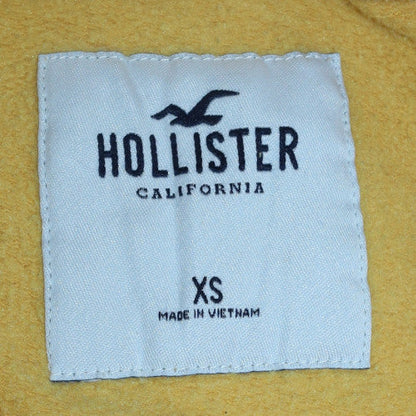 Mens UK Size XS Hollister Yellow Pullover Sweatshirt