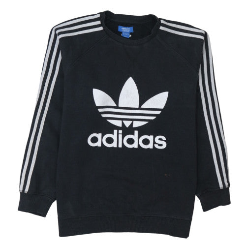 Mens UK Size L adidas Black Pullover Sweatshirt