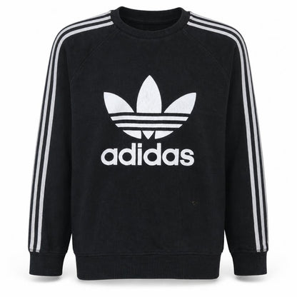 Mens UK Size L adidas Black Pullover Sweatshirt