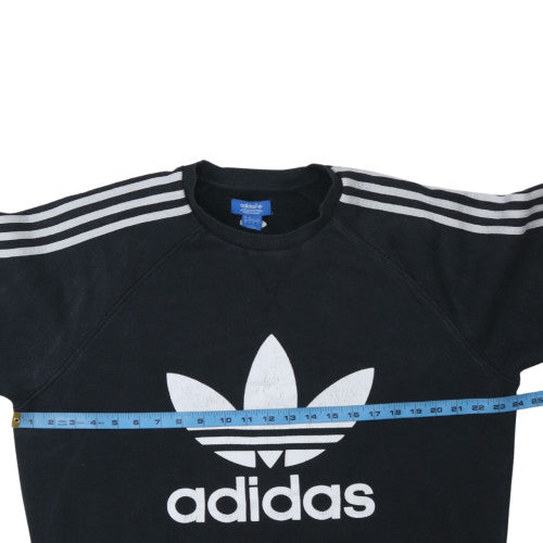 Mens UK Size L adidas Black Pullover Sweatshirt