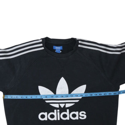 Mens UK Size L adidas Black Pullover Sweatshirt