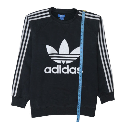 Mens UK Size L adidas Black Pullover Sweatshirt