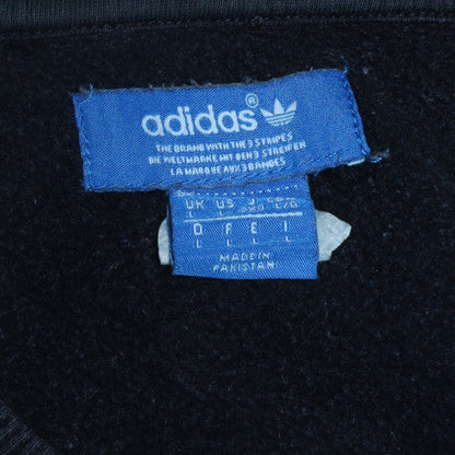 Mens UK Size L adidas Black Pullover Sweatshirt
