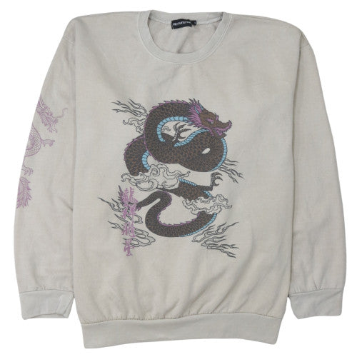 Womens UK Size S PRETTYLITTLETHING Beige Pullover Sweatshirt