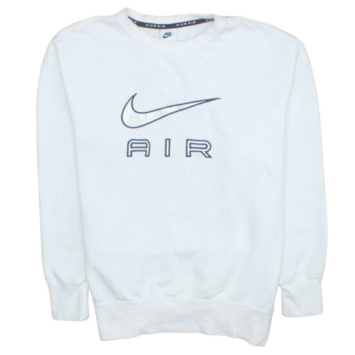 Mens UK Size S Nike White Pullover Sweatshirt