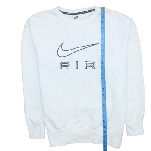 Mens UK Size S Nike White Pullover Sweatshirt