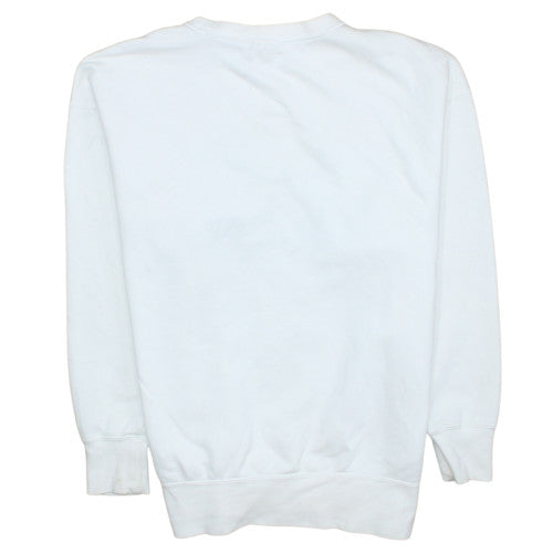 Mens UK Size S Nike White Pullover Sweatshirt