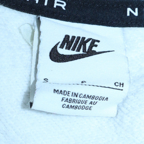 Mens UK Size S Nike White Pullover Sweatshirt