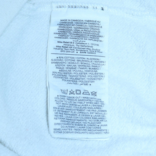 Mens UK Size S Nike White Pullover Sweatshirt