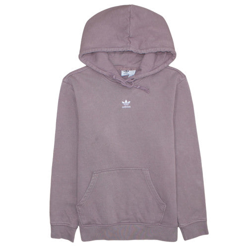 Womens UK Size 10 adidas Purple Pullover Hoodie