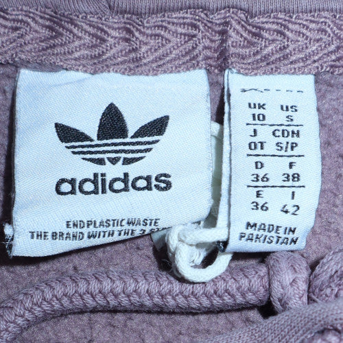 Womens UK Size 10 adidas Purple Pullover Hoodie