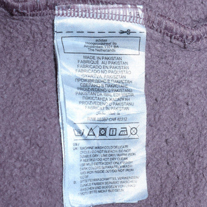 Womens UK Size 10 adidas Purple Pullover Hoodie