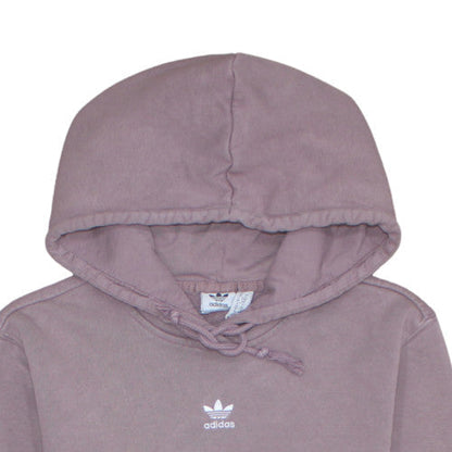 Womens UK Size 10 adidas Purple Pullover Hoodie