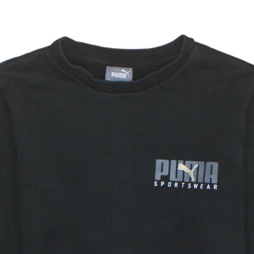 Mens UK Size XS PUMA Black Pullover Sweatshirt