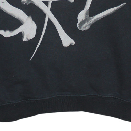 Mens UK Size XL Diesel Black Pullover Hoodie