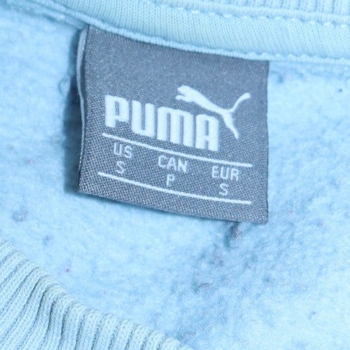 Mens UK Size S PUMA Blue Pullover Sweatshirt