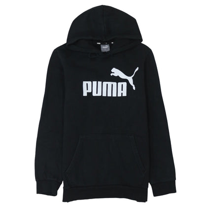 Mens UK Size S PUMA Black Pullover Hoodie