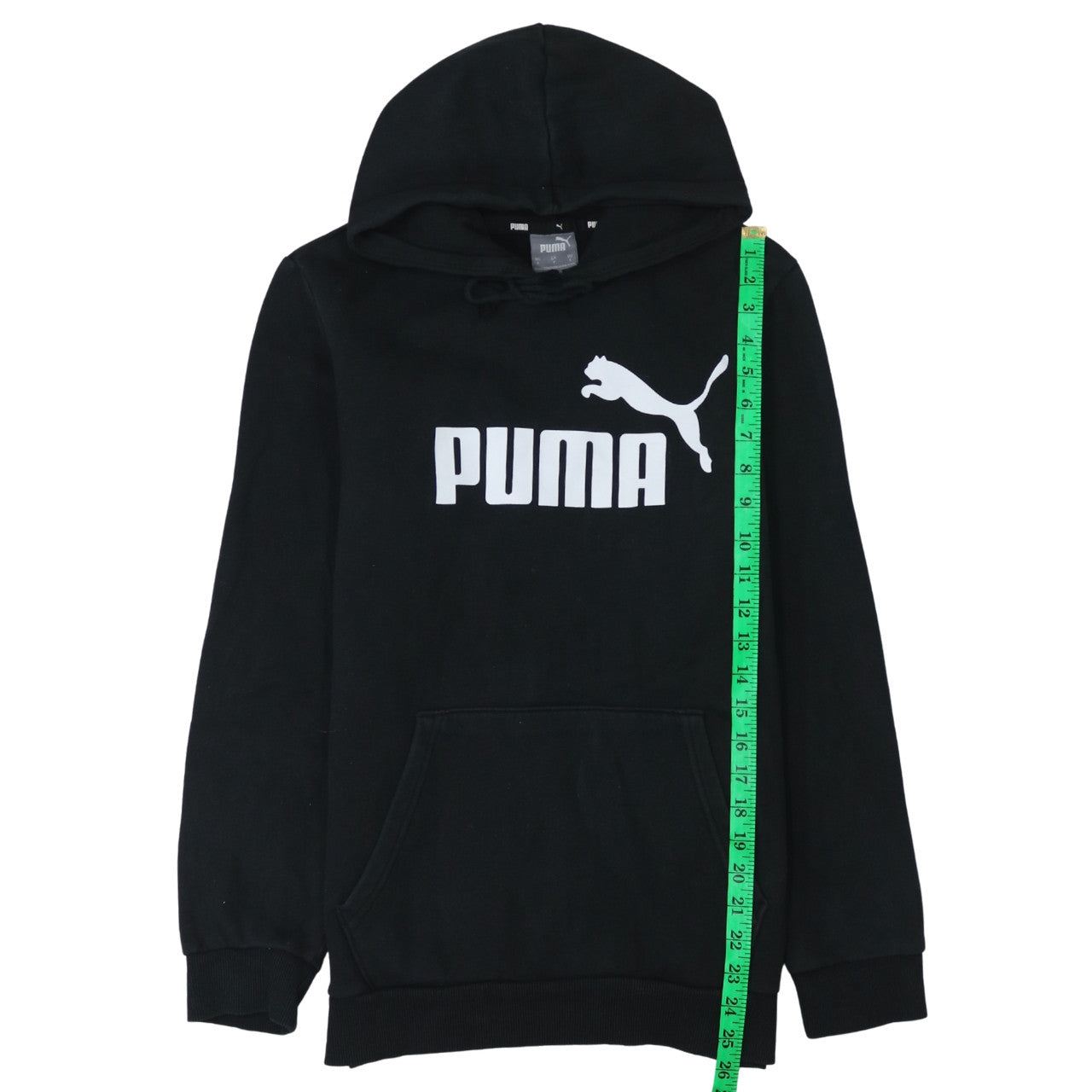 Mens UK Size S PUMA Black Pullover Hoodie