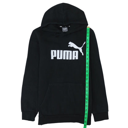 Mens UK Size S PUMA Black Pullover Hoodie