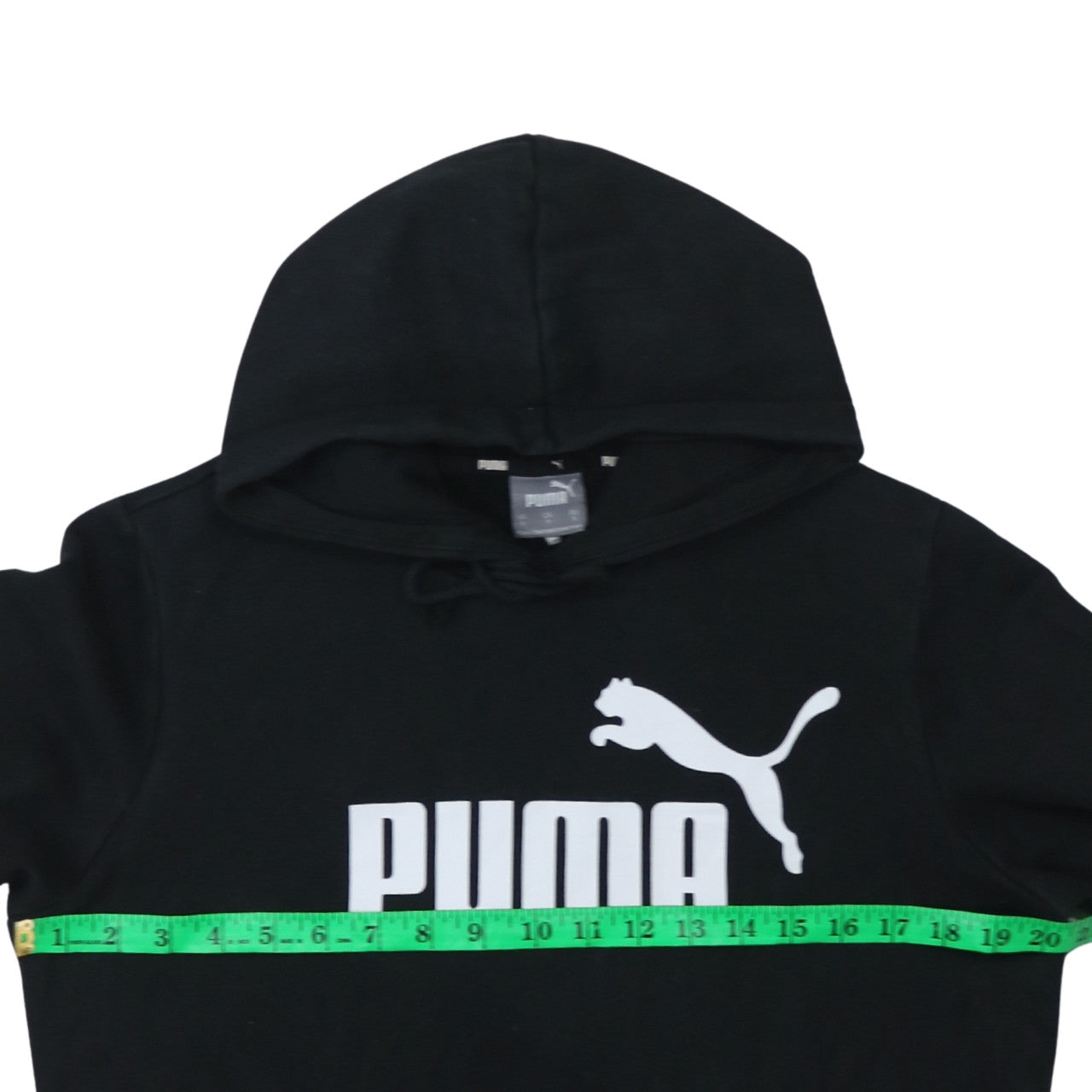 Mens UK Size S PUMA Black Pullover Hoodie