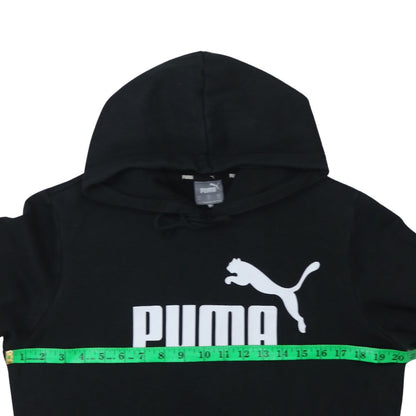 Mens UK Size S PUMA Black Pullover Hoodie
