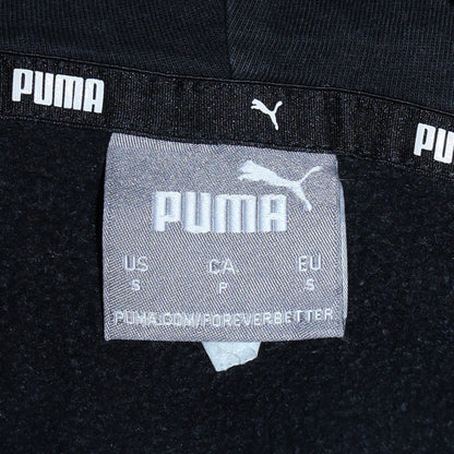 Mens UK Size S PUMA Black Pullover Hoodie