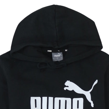 Mens UK Size S PUMA Black Pullover Hoodie