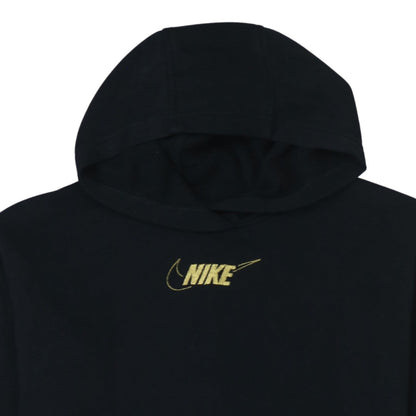 Teens UK Size M Nike Black Pullover Hoodie